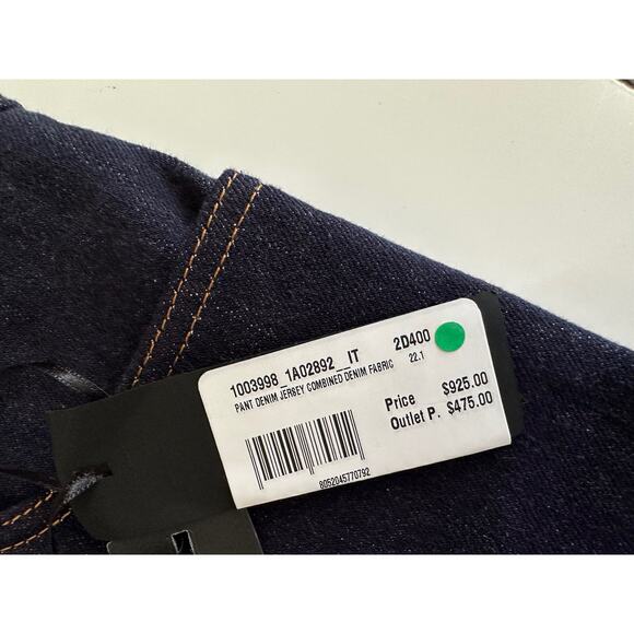 NWT $925 Versace Women's Denim Blue Jeans Size 27 US 1003998 Made in Italy - Picture 16 of 16